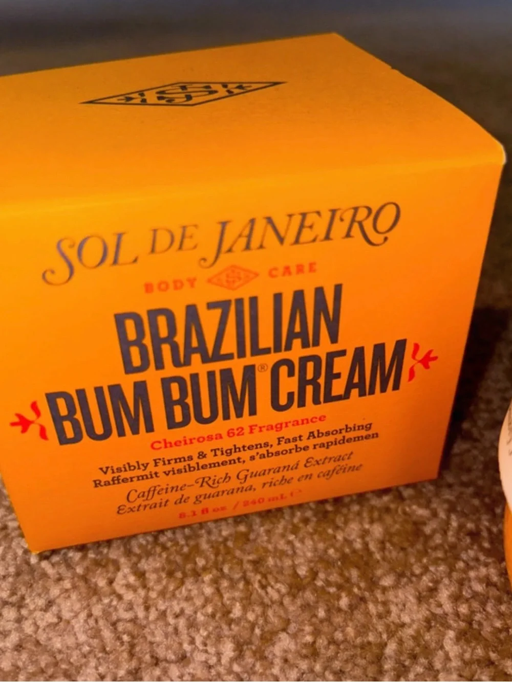 Sol de Janeiro Brazilian Bum Bum Cream - Bright Orange Packaging